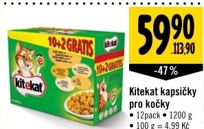 Kapsicky pro kocky kitekat