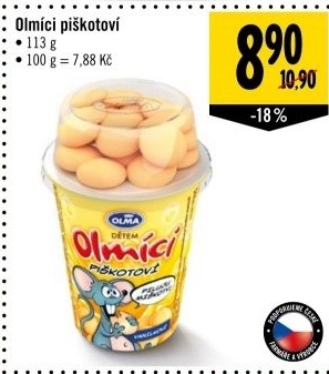 Dezert piskotovi olmici olma