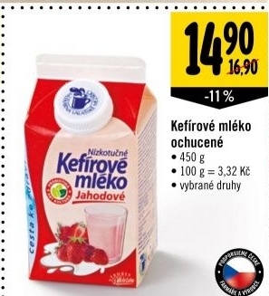 Mleko kefirove ochucene mlekarna valasske mezirici