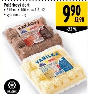 Zmrzlina polarkovy dort