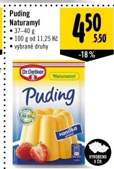 Pudink naturamyl dr oetker