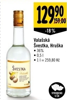 Palenka svestka valasska fleret