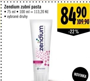 Pasta na zuby zendium