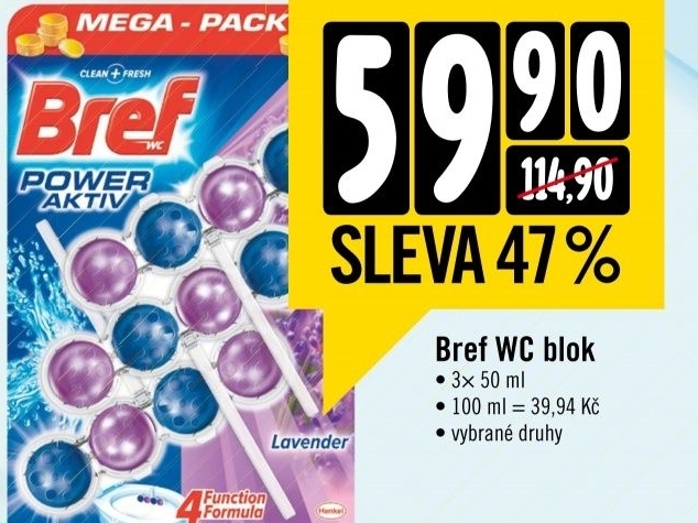 Wc blok tuhy power aktiv bref