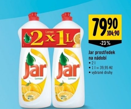 Prostredek na nadobi jar