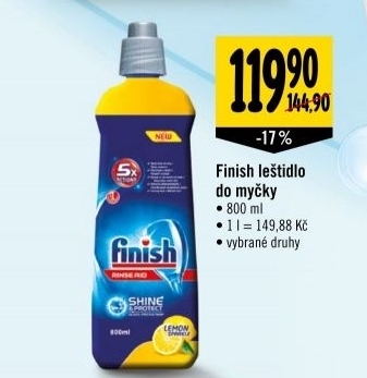 Lestidlo do mycky finish