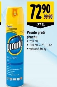 Cistic proti prachu pronto