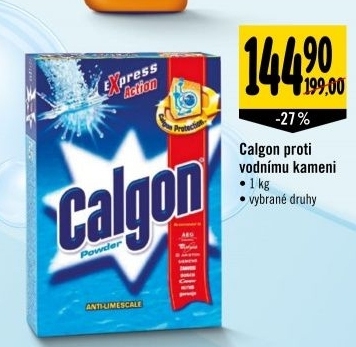 Zmekcovac vody calgon