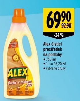 Cistic na podlahy alex