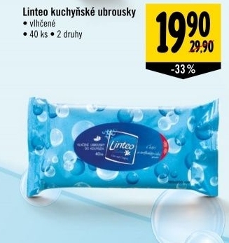 Ubrousky vlhcene linteo