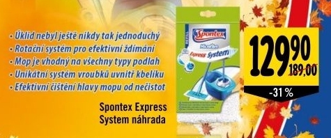 Mop express system spontex nahrada