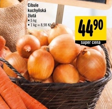 Cibule kuchynska zluta