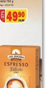 Kava mleta extra special jihlavanka