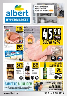 akční leták Albert 30.9.2015-6.10.2015