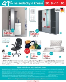 akční leták Jena nábytek 30.9.2015-11.10.2015