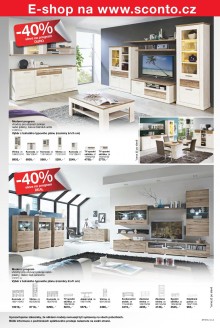 akční leták Sconto nábytek 30.9.2015-13.10.2015