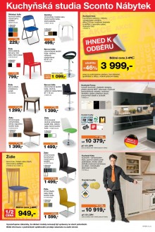 akční leták Sconto nábytek 30.9.2015-13.10.2015