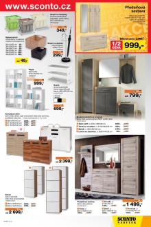 akční leták Sconto nábytek 30.9.2015-13.10.2015