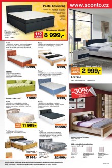 akční leták Sconto nábytek 30.9.2015-13.10.2015