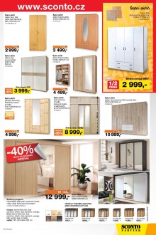 akční leták Sconto nábytek 30.9.2015-13.10.2015