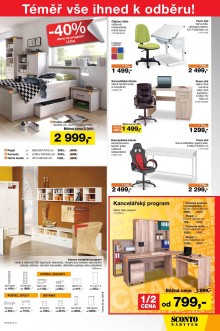 akční leták Sconto nábytek 30.9.2015-13.10.2015