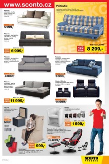akční leták Sconto nábytek 30.9.2015-13.10.2015