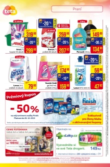 akční leták Teta drogerie 1.10.2015-10.10.2015