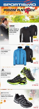 akční leták Sportisimo 1.10.2015-31.10.2015