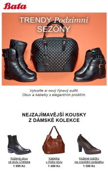 akční leták Baťa 2.10.2015-31.10.2015