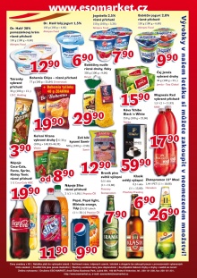 akční leták ESO MARKET 7.10.2015-18.10.2015