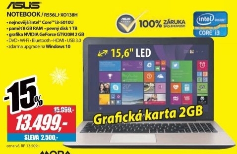 Asus R556LJ XO138H, notebook - Planeo Elektro akcniletaky.com