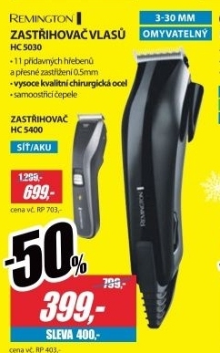 Remington HC 5030, zastřihovač vlasů