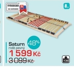 Saturn, rošt pevný