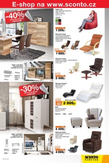 akční leták Sconto nábytek 14.10.2015-27.10.2015