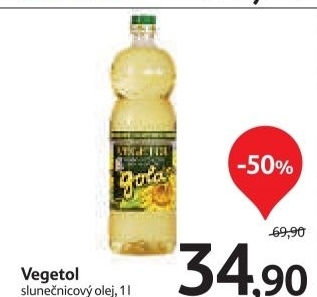 Olej gold vegetol