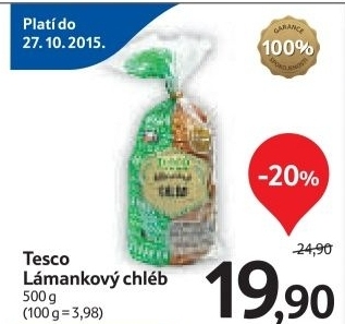 Chleb lamankovy tesco