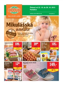 akční leták Globus 22.10.2015-28.10.2015