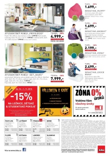 akční leták Kika nábytek 21.10.2015-21.11.2015