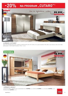 akční leták Kika nábytek 21.10.2015-21.11.2015