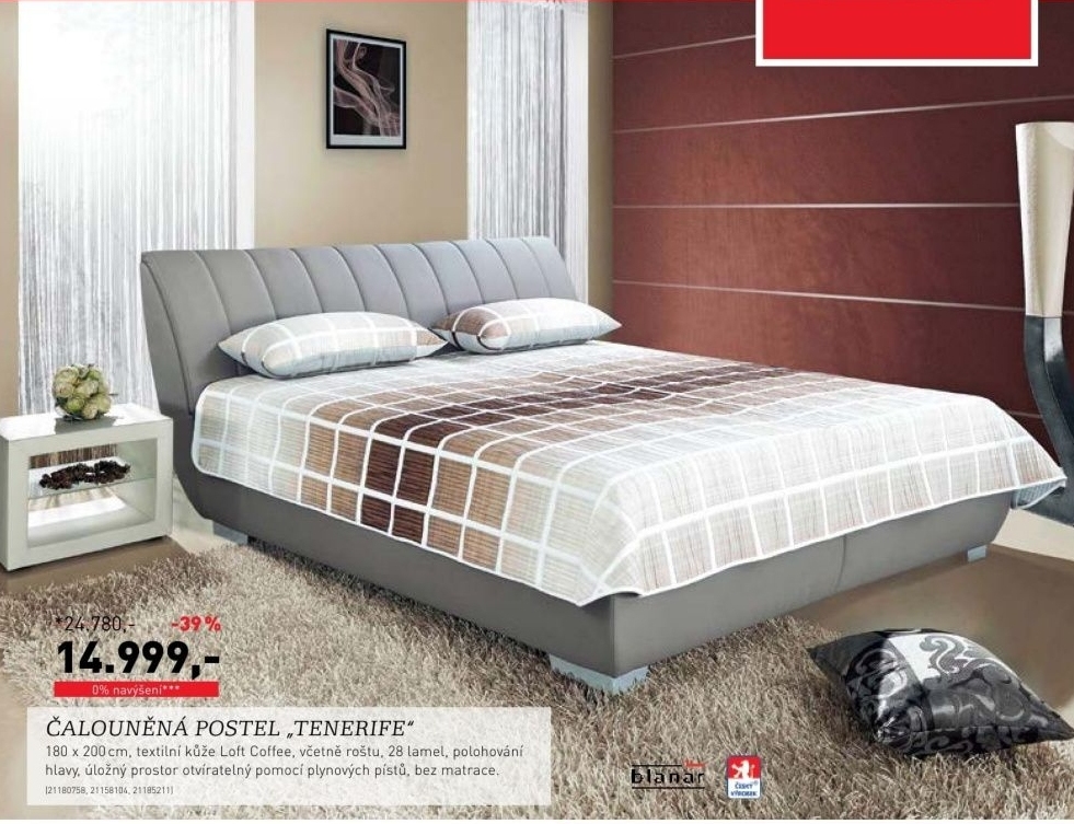 Tenerife, čalouněná postel