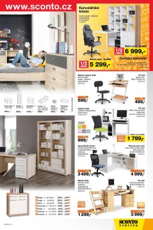 akční leták Sconto nábytek 28.10.2015-10.11.2015