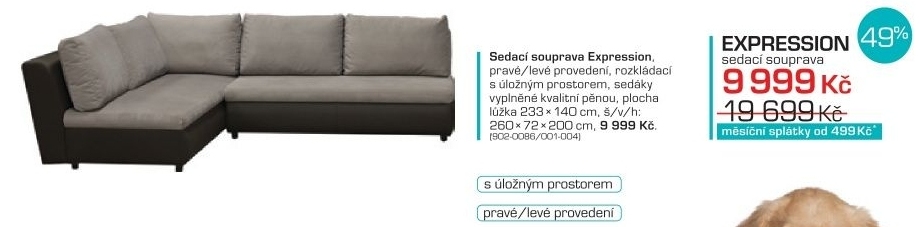 Expression, sedací souprava