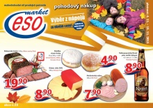 akční leták ESO MARKET 4.11.2015-15.11.2015