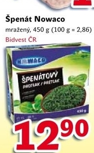 Spenat mrazeny nowaco