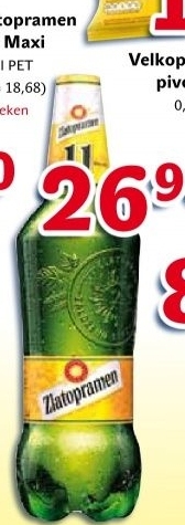 Pivo svetly lezak 11 zlatopramen