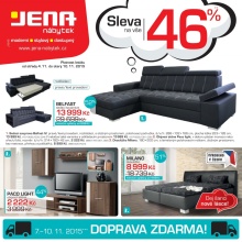 akční leták Jena nábytek 4.11.2015-10.11.2015