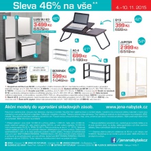 akční leták Jena nábytek 4.11.2015-10.11.2015