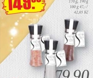 Mlynek se soli selection