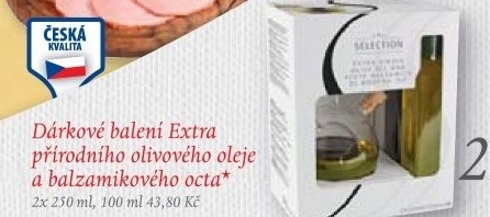 Darkove baleni olej olivovy balzamikovy ocet selection