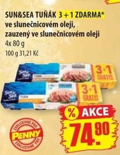 Tunak v oleji sun sea